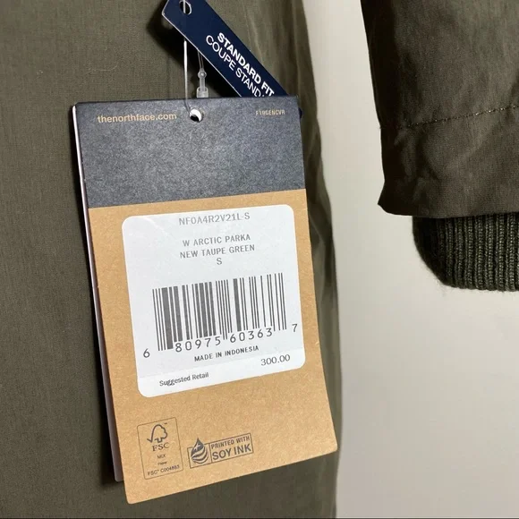 The North Face Women’s Arctic Parka New Taupe Green Sz XS S M L XL XXL FREE TOTE - Picture 10 of 16